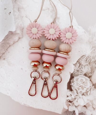 Lazy Daisy Lanyard | Dusky Pink