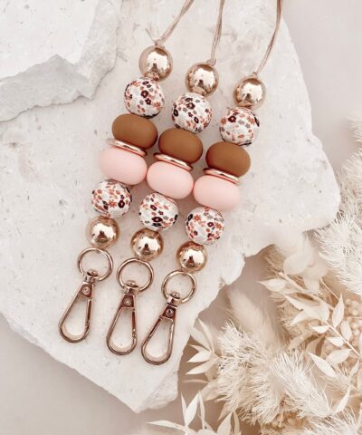 Boho Floral Lanyard