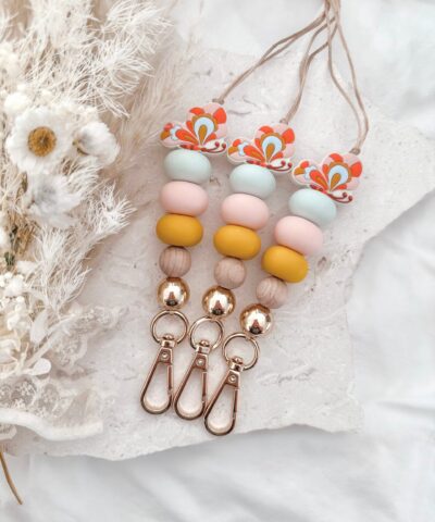 Retro Butterfly Lanyard