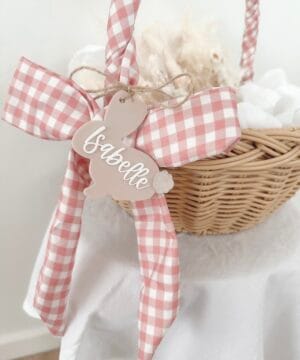 Personalised Easter Basket Tag | Sparkle Bunny