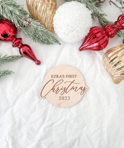 First Christmas Ornament | Design Two