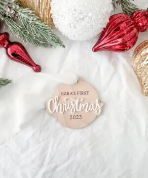 First Christmas Ornament | Design One
