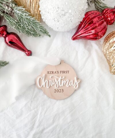 First Christmas Ornament | Design One