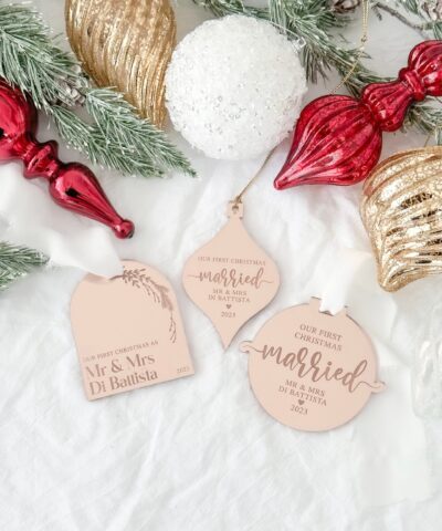First Christmas Married Ornament