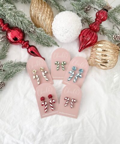 Candy Cane Earrings