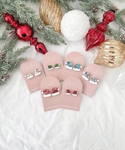 OG Santa Hat Earrings