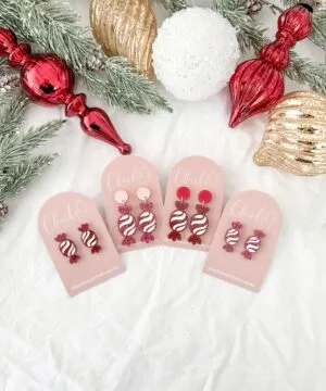 Christmas Candy Earrings