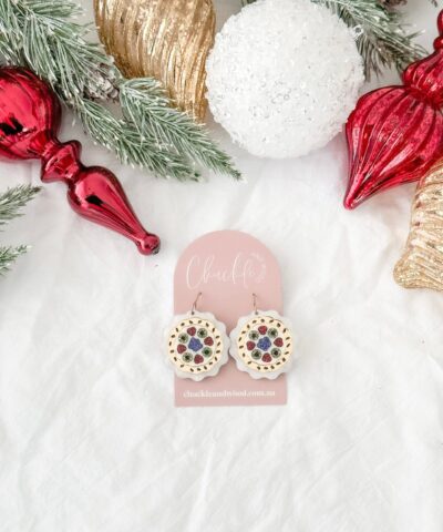 Christmas Pavlova Earrings