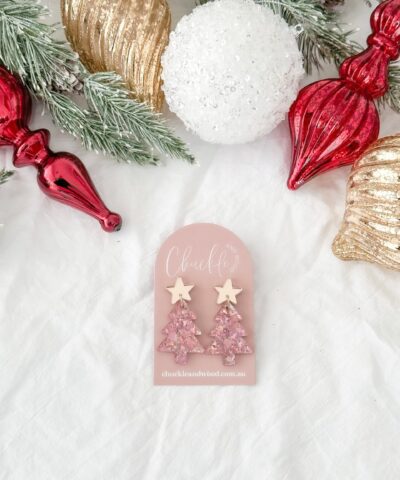 Christmas Tree Drop Earrings