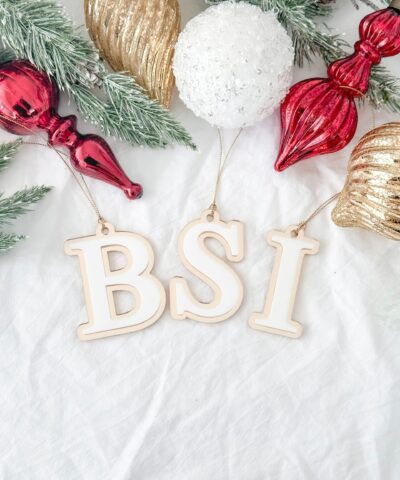 Double Layer 'Letter' Ornament