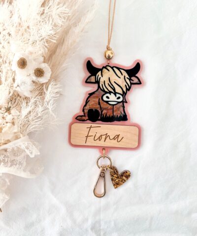 Highland Cow Lanyard