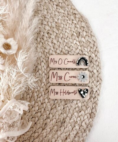 Personalised Name Badge - Boho Luxe | Mono