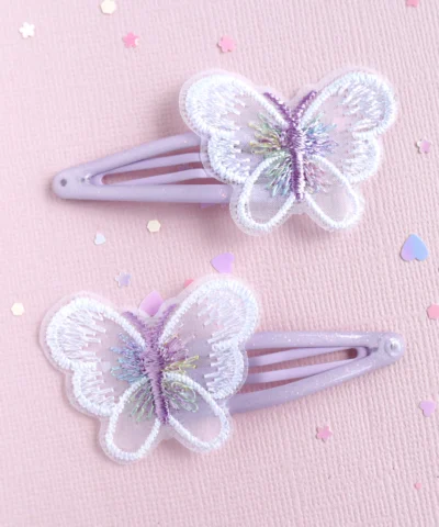 Flutter By Butterfly Purple Clips