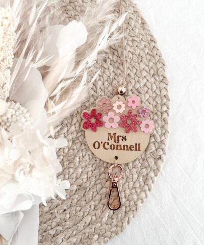 Floral Fields Lanyard | Pink