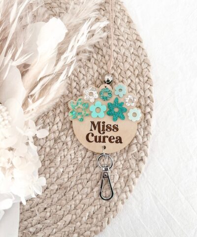 Floral Fields Lanyard | Turquoise