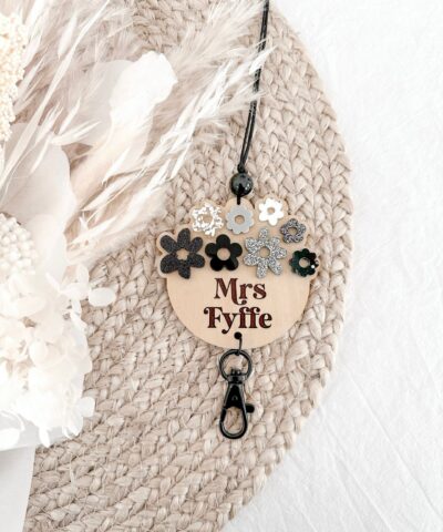 Floral Fields Lanyard | Mono