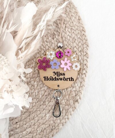 Floral Fields Lanyard | Purple