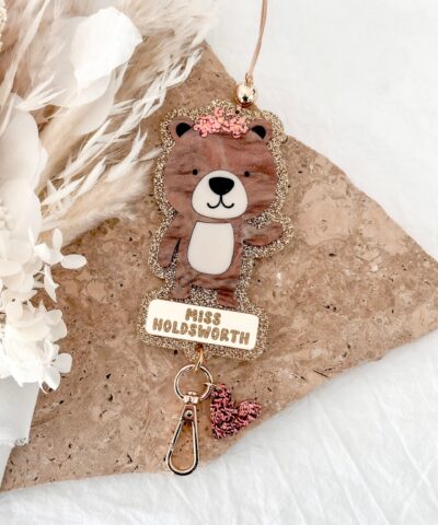 Brown Bear Lanyard