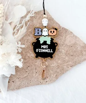 Spooky Cauldron Lanyard