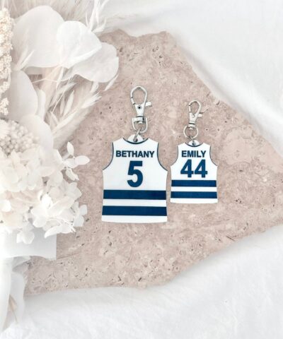 Personalised Football Guernsey Keychain