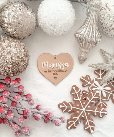 First Christmas Ornament | Heart