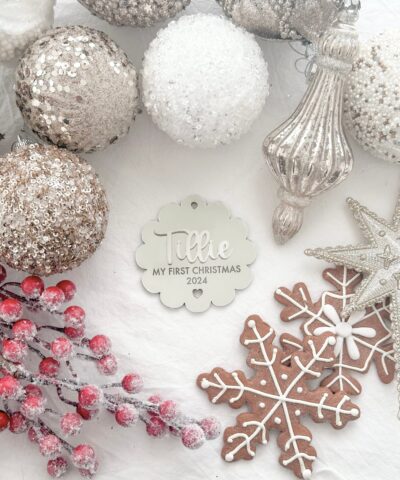 First Christmas Ornament | Scallop