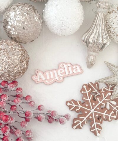 Personalised Name Ornament | Retro