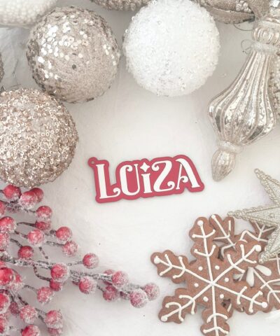 Personalised Name Ornament | Vintage