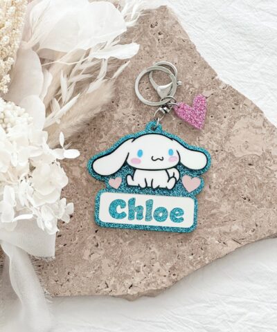 Chubby Puppy Keychain