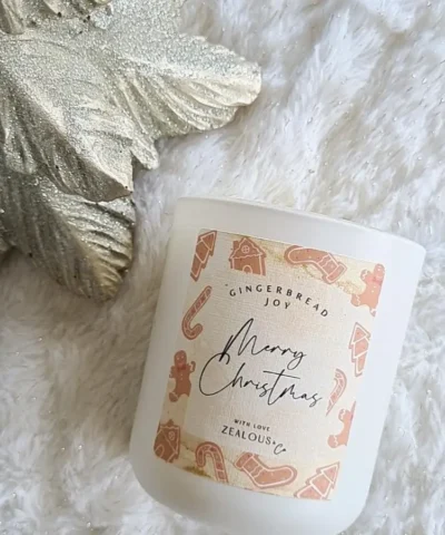 Christmas Candle | Gingerbread Joy