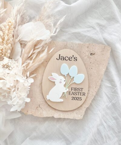 Personalised My First Easter Plaque | Bunny Balloons