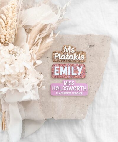 Personalised Name Badge | Double Layer