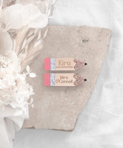 Personalised Name Badge | Pencil
