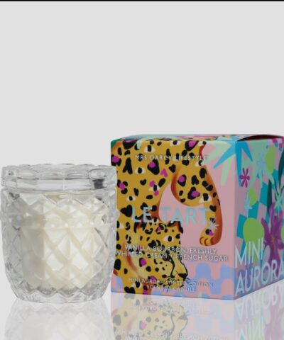 Aurora Mini Candle - Le Tart - Vanilla Bourbon, Freshly Whipped Cream + French Sugar