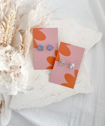 Chubby Flower Studs