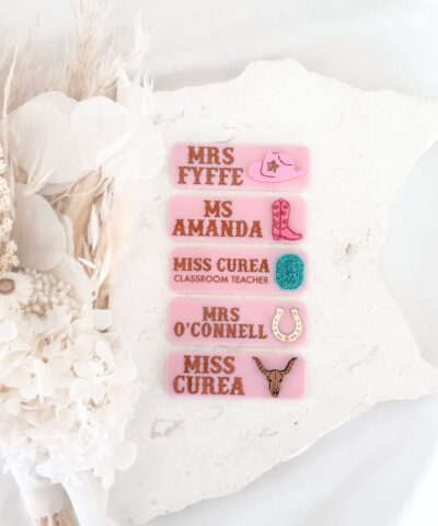 Personalised Name Badge | 'In My Cowgirl Era' Collection