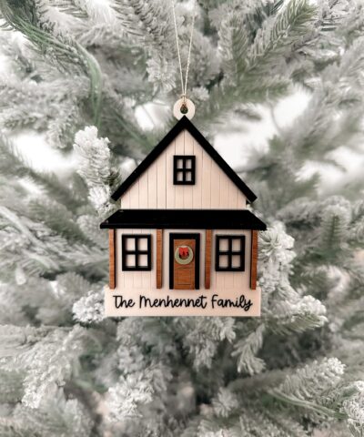Personalised Farmhouse Christmas Ornament