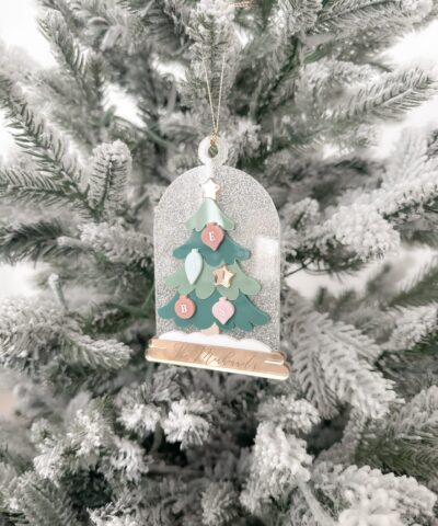 Personalised Cloche Christmas Tree Ornament