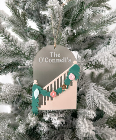 Personalised Staircase Garland Ornament