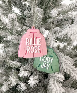 Personalised Puffy Jacket Ornament