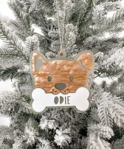 Personalised Dog Ornament