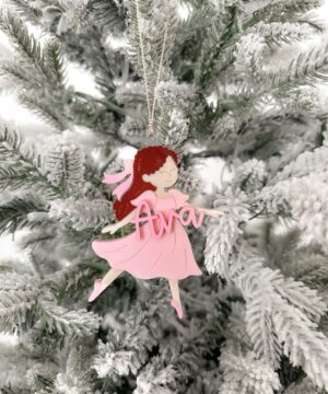 Personalised Dancing Girl Ornament
