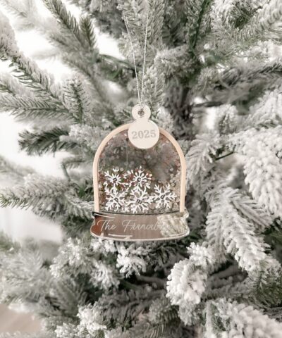 Personalised Shaker Globe Ornament