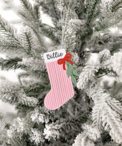 Personalised Christmas Stocking Ornament