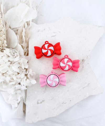 Christmas Fidget Clickers | Peppermint Swirls