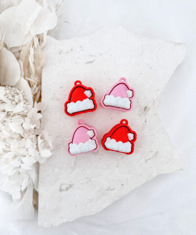 Christmas Fidget Clickers | Santa Hats