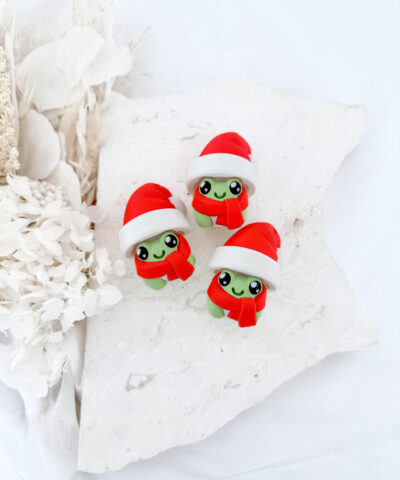 Christmas Fidget Clickers | Froggy Santa