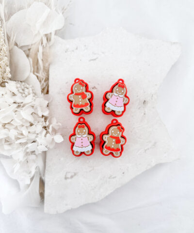 Christmas Fidget Clickers | Gingerbread Cookie - Girl