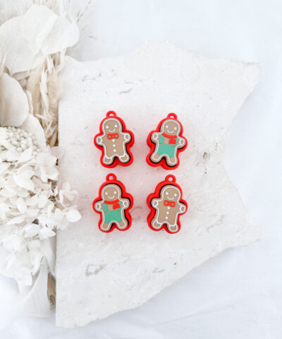 Christmas Fidget Clickers | Gingerbread Cookie - Boy
