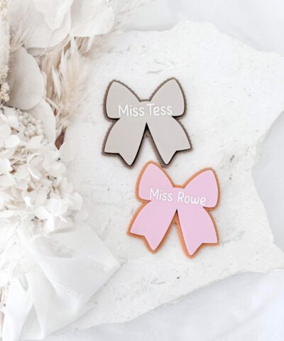 Personalised Bow Badge | Original